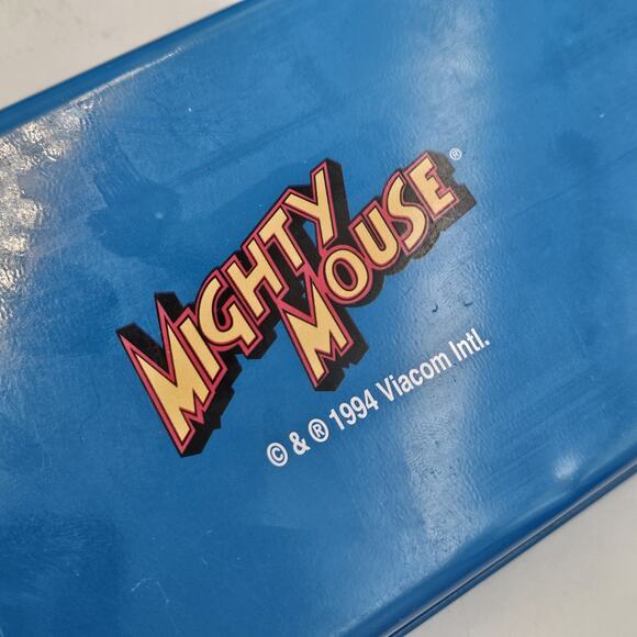 Mighty Mouse New Fossil Made LTD, Rare In Flight 3-D Look Dial Watch with Tin - Picture 7 of 8